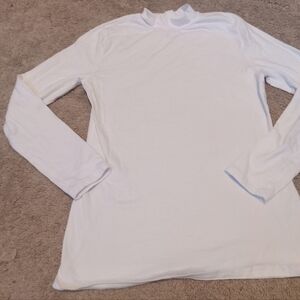 White semi-turtle neck large Aveto shirt
